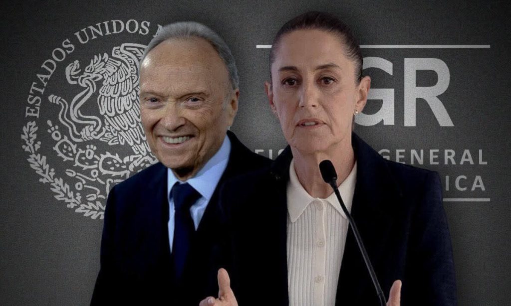 Alejandro Gertz Manero y Claudia Sheinbaum