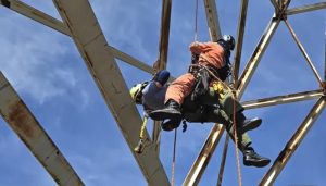 Bomberos rescate en altura
