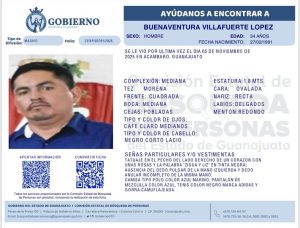 Buenaventura Villafuerte López, desaparecido en Acámbaro.