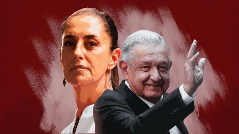 Claudia y AMLO