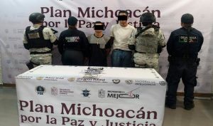 Detenidos en Michoacán
