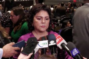 Diputada Ivonne Ortega Pacheco, coordinadora del Grupo Parlamentario de MC