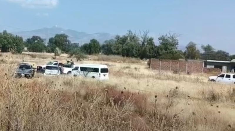 Fosa clandestina carretera Silao-Irapuato.