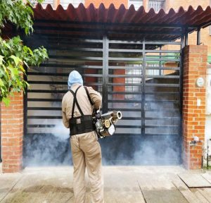 Fumigaciones contra el dengue.
