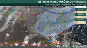 Mapa del estado del tiempo 12XI25