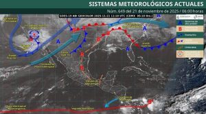Mapa del estado del tiempo 21XI25