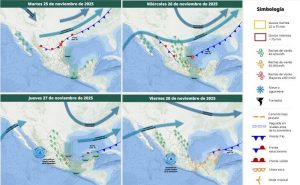 Mapa del estado del tiempo 25XI25