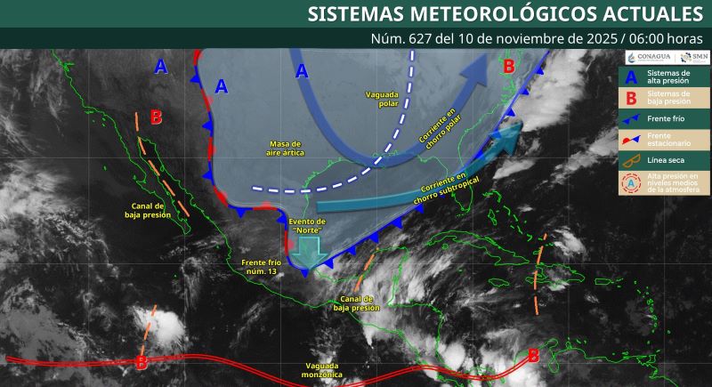 Mapa del tiempo 10XI25