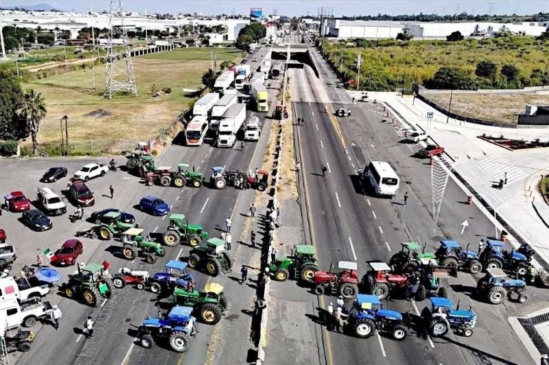 Protesta de agricultores