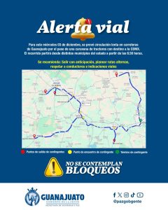 Alerta circulación lenta