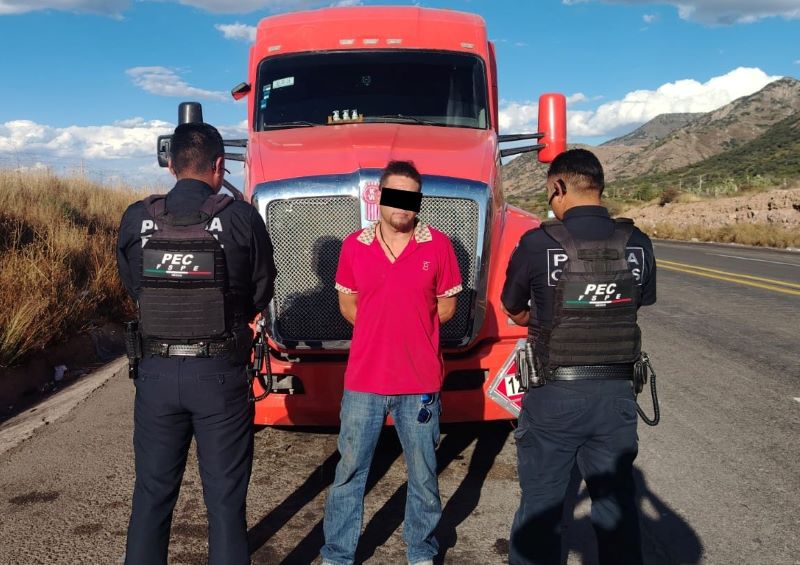 Detenido con huachicol