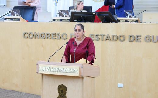 Diputada María Eugenía García Oliveros.