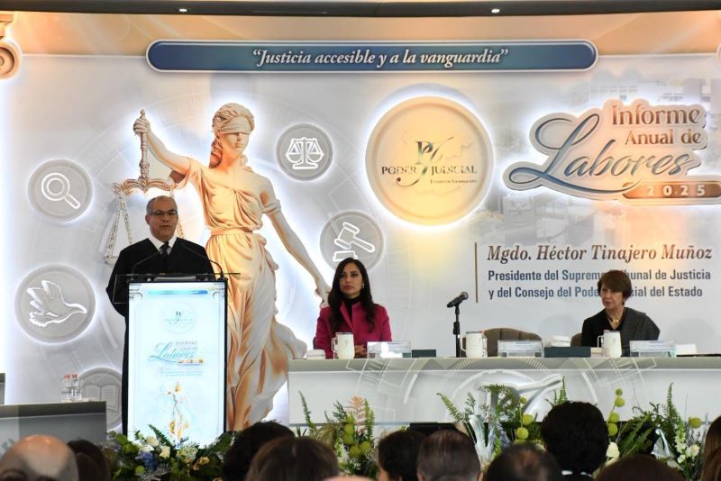 Héctor Tinajero Muñoz, Magistrado Presidente del Poder Judicial del Estado de Guanajuato.