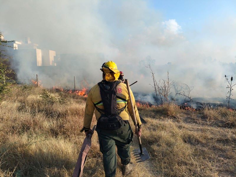 Incendio pastizal Guanajuato