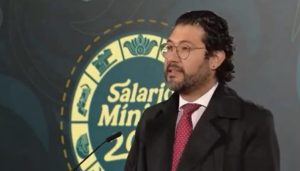 Marath Baruch Bolaños, secretario del trabajo.