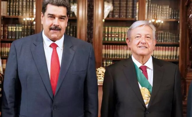 Nicolás Maduro y López Obrador