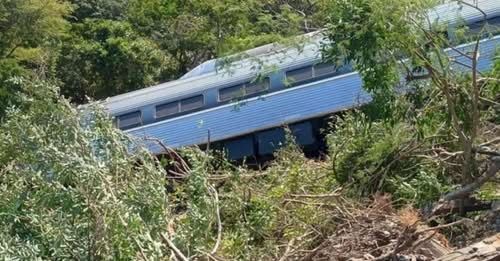 Descarrilamiento tren transistmíco en Nizanda