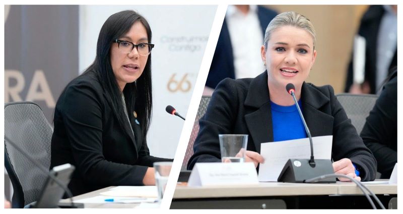 Diputadas Susana Bermúdez Cano y Noemí Márquez Márquez.