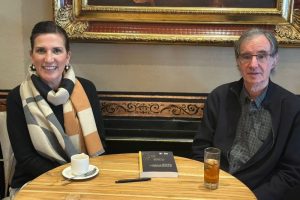 Kenia López y José Woldenberg