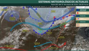 Mapa del estado del tiempo 31I26