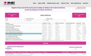 Registro de Jorge Antonio Rodríguez Medrano.