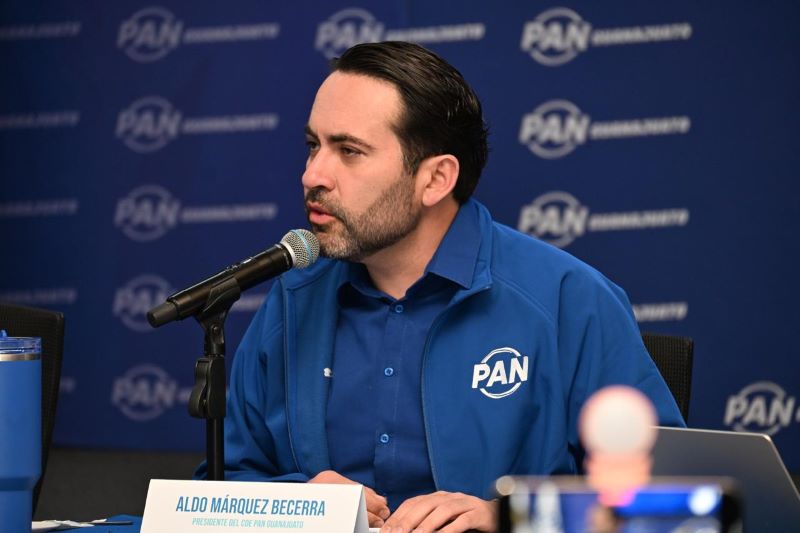 Aldo Iván Márquez Becerra, presidente estatal del PAN.
