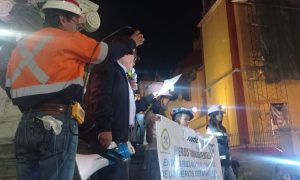 Manifestación mineros Guanajuato