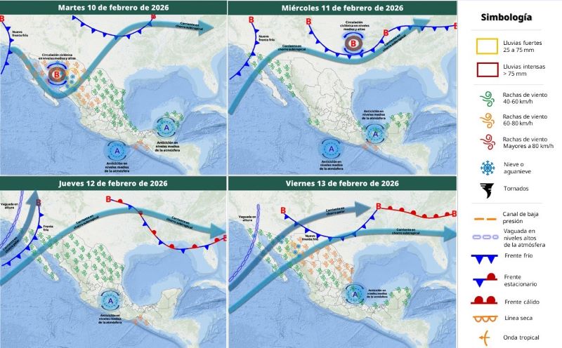 Mapa del estado del tiempo 10II26