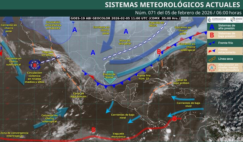 Mapa del estado del tiempo 5II26