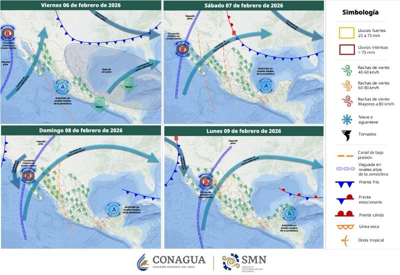 Mapa del estado del tiempo 6II26