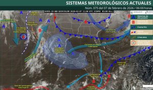 Mapa del estado del tiempo 7II26