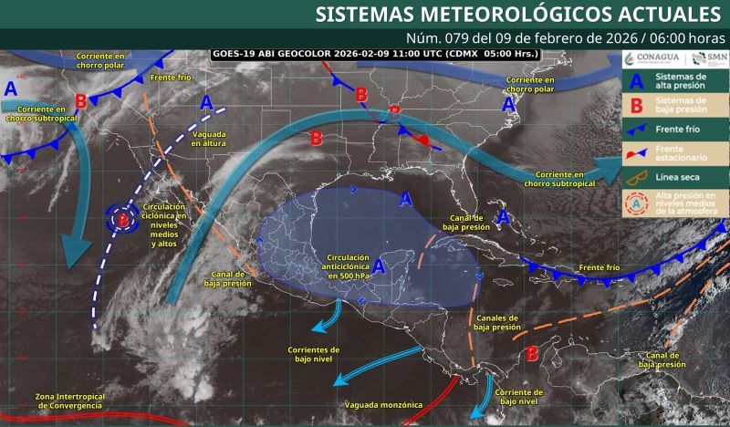 Mapa del estado del tiempo 9II26