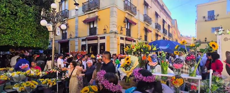 Día de las flores Jardín de la Unión