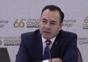 Juan Mauro González Martínez, secretario de seguridad de Guanajuato.