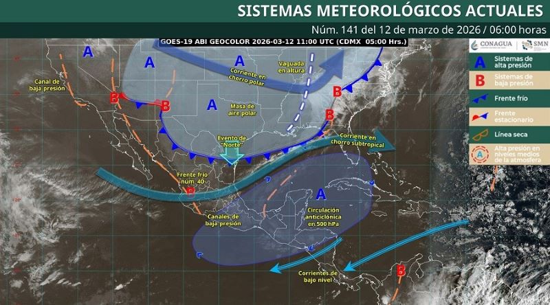 Mapa del estado del tiempo 12III26