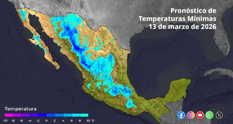 Mapa del estado del tiempo 14III26