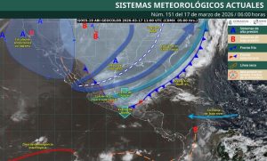 Mapa del estado del tiempo 17III26