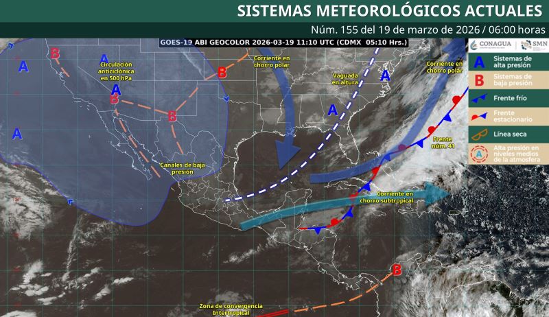 Mapa del estado del tiempo 19III26