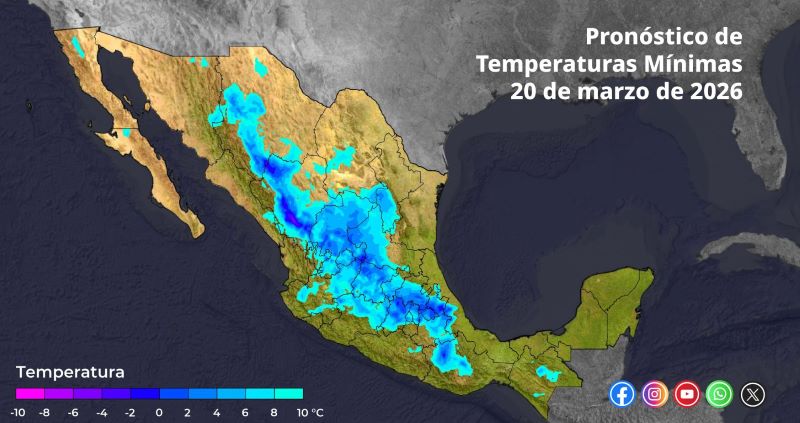 Mapa del estado del tiempo 20III26