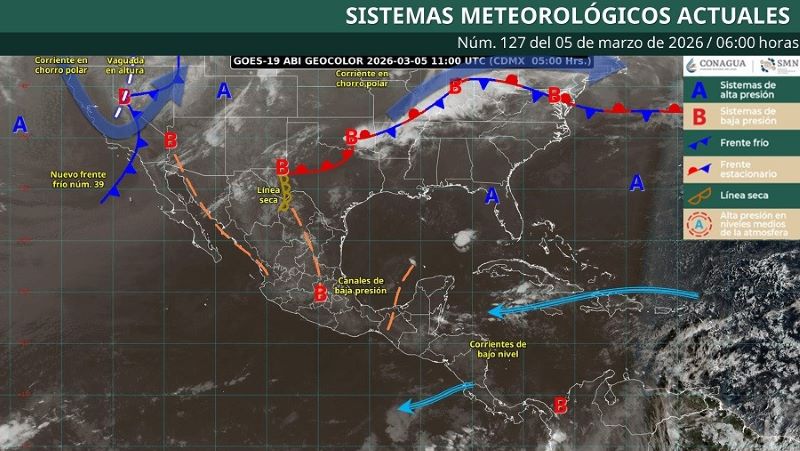 Mapa del estado del tiempo 5III26