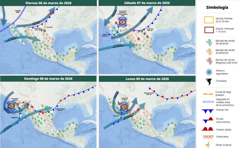 Mapa del estado del tiempo 6III26