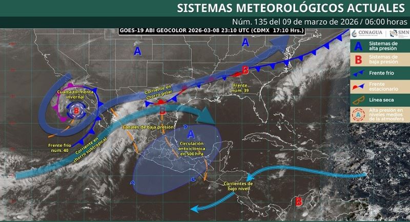 Mapa del estado del tiempo 9III26