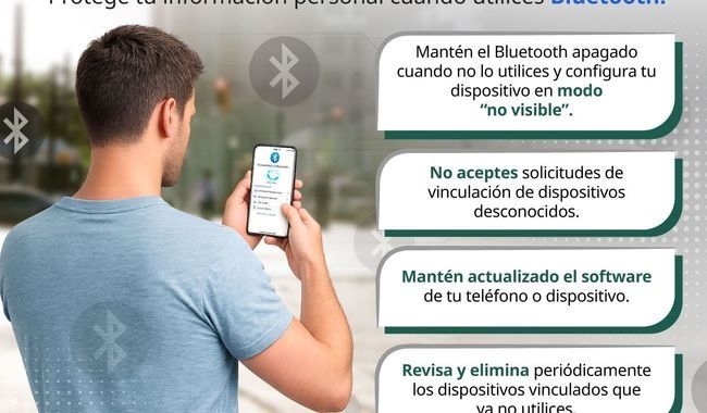 Recomendaciones para el uso de Bluetooth