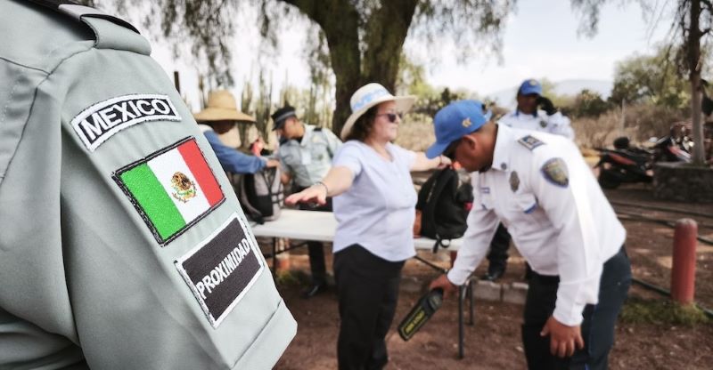 Arcos detectores en sitios arqueológicos.