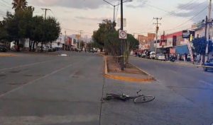 Ciclista atropellado y muerto.