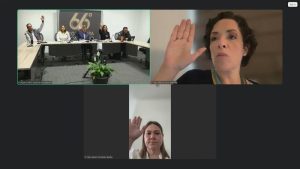 Comisión de Gobernación. PAN, PRI y el diputado Sergio Contreras votaron en contra del Plan B de la reforma electoral.