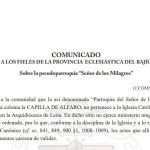 Alerta la Arquidiócesis de León que sacramentos impartidos en la ‘pseudoarroquia del Señor de los Milagros’ no son válidos
