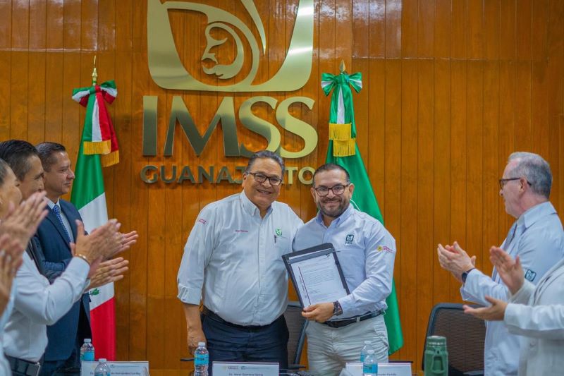 Eusebio Rosales Partida, nuevo delegado estatal del IMSS en Guanajuato.