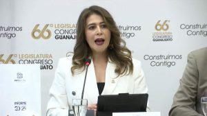 Karla Gabriela Alcaraz Olvera, procuradora de los derechos humanos de Guanajuato.