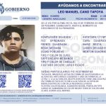 Leo Manuel Cano Tafoya, desapareció en Pénjamo; familiares y amistades claman ayuda para localizarlo
